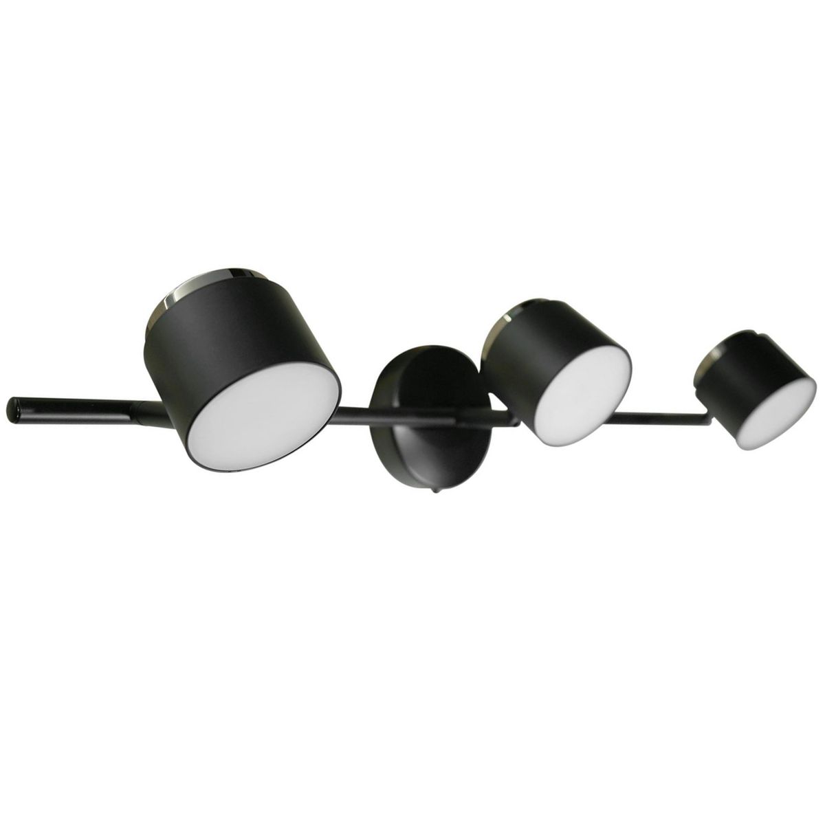 JUST HOME COLLECTION - Barra Led Kivu 3 Luces Metal Negro