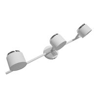 Barra Led Kivu 3 Luces Metal Blanco