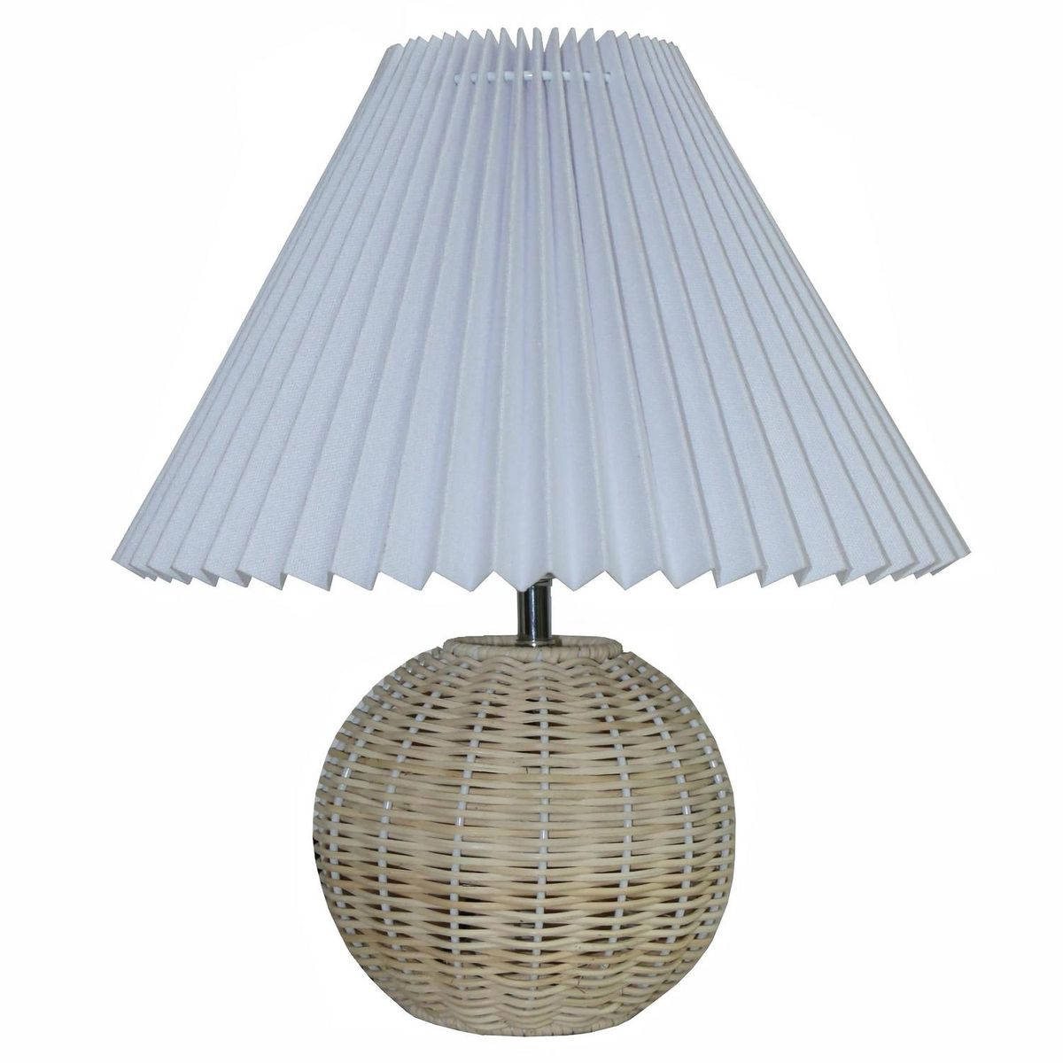 JUST HOME COLLECTION - Lámpara Mesa Volga Blanco 30x36.5 cm