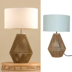 JUST HOME COLLECTION - Lámpara de mesa Mosa natural E27