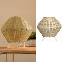 Lámpara Mesa Elba Blanco 30x29 cm