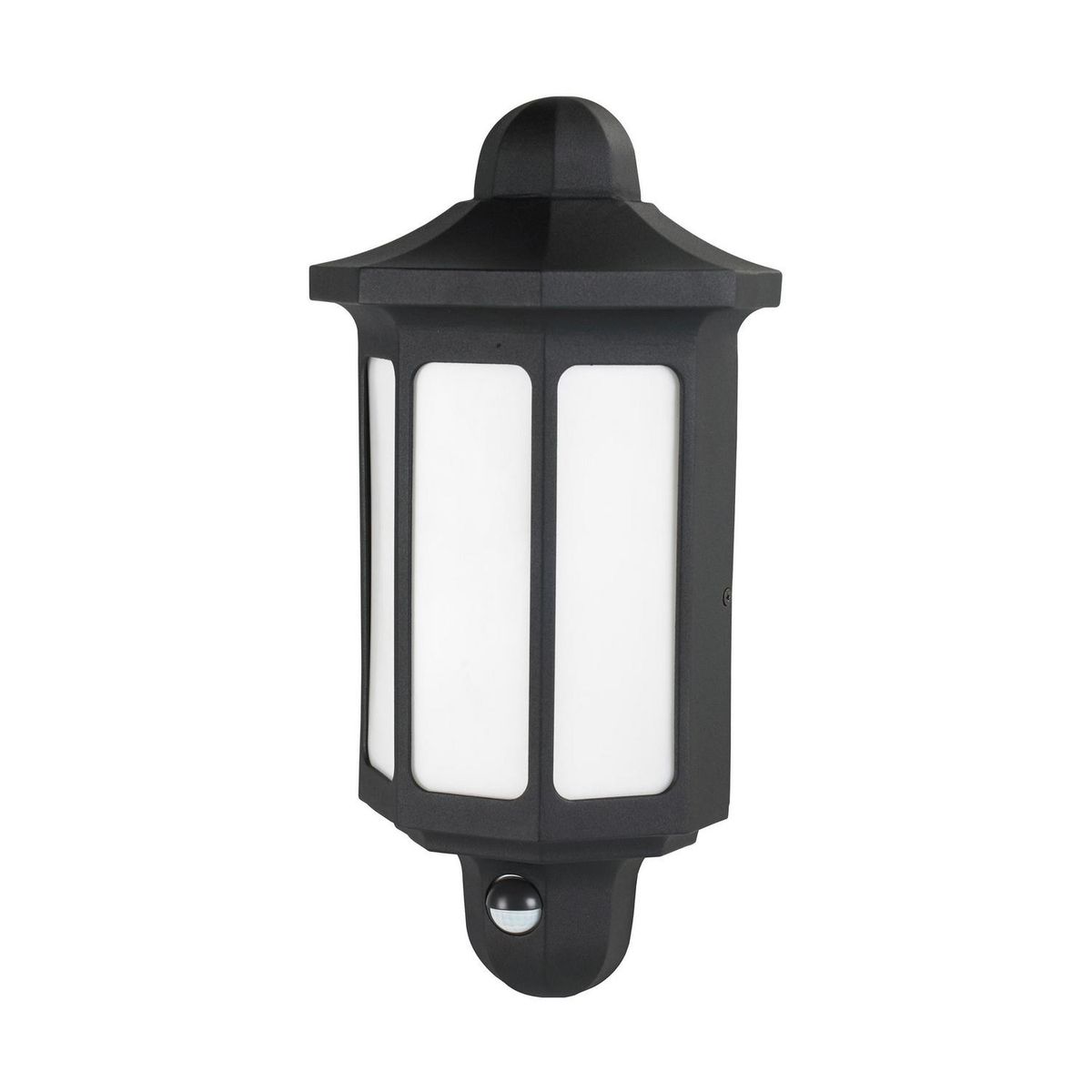 JUST HOME COLLECTION - Farol muro Led Sensoria negro
