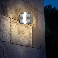JUST HOME COLLECTION - Farol muro Led Wifi plata