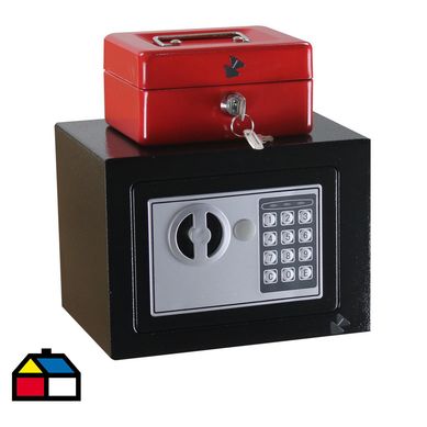 Set caja de seguridad y efectivo