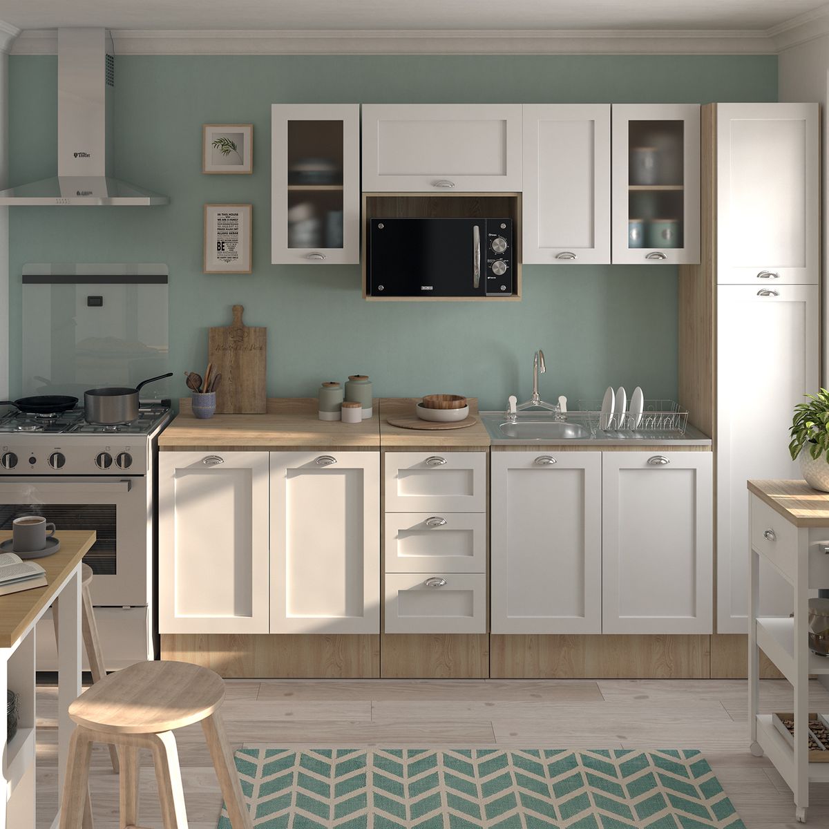 JUST HOME COLLECTION - Mural Denver 60X33X32 cm