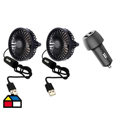 Set de ventiladores 12V 3 piezas