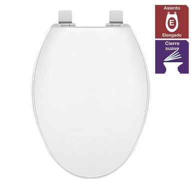 Asiento elongado Apolo cierre suave