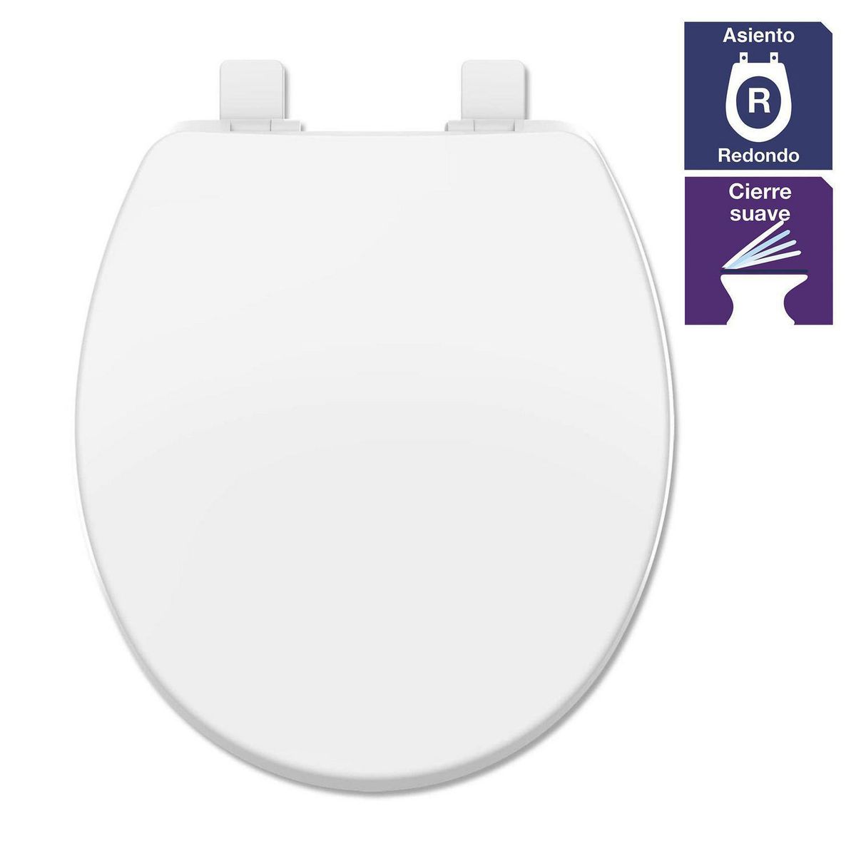 SENSI DACQUA - Asiento Redon solution cierre suave