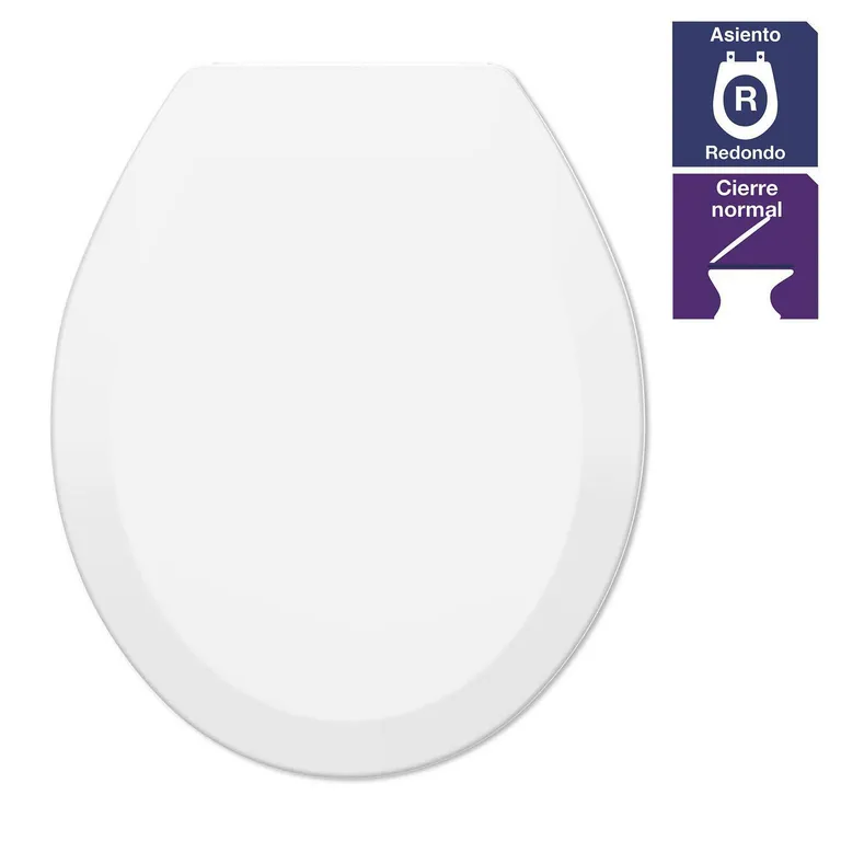 Asiento redondo uno plastico