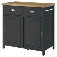 Isla Cocina Americana Texas Negra