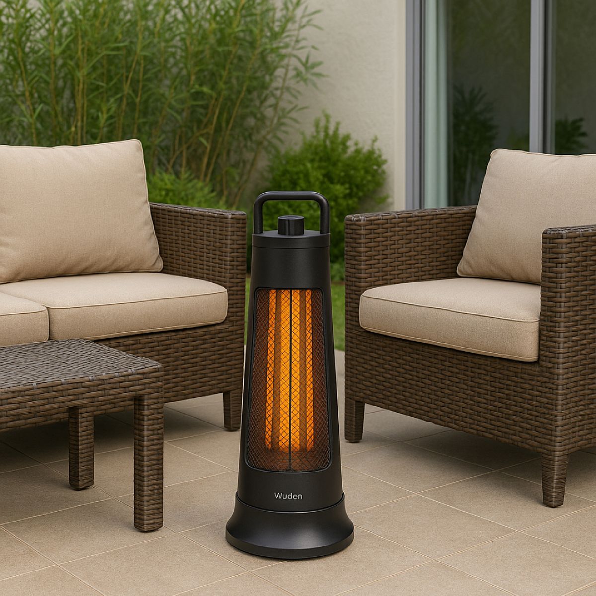 WURDEN - Calefactor eléctrico exterior
