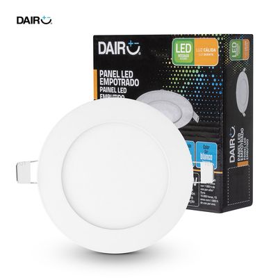 Imagen 2 del producto Pack 4 Panel Led Empotrado Circular Blanco 12W Luz Cálida