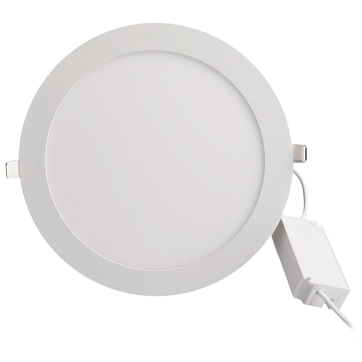 DAIRU - Pack 4 Paneles Led Empotrados Circulares 6W Luz Cálida