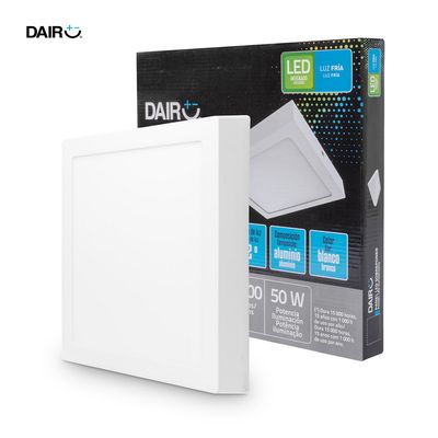 Imagen 2 del producto Pack 2 Panel Led Sobrepuesto Cuadrado Blanco 24W Luz Fría