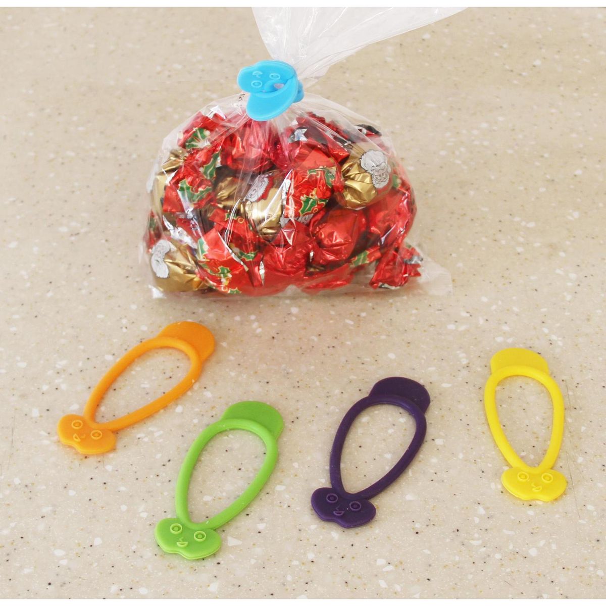 JUST HOME COLLECTION - Set de 10 Clips Just Home Collection para Bolsas Multicolor