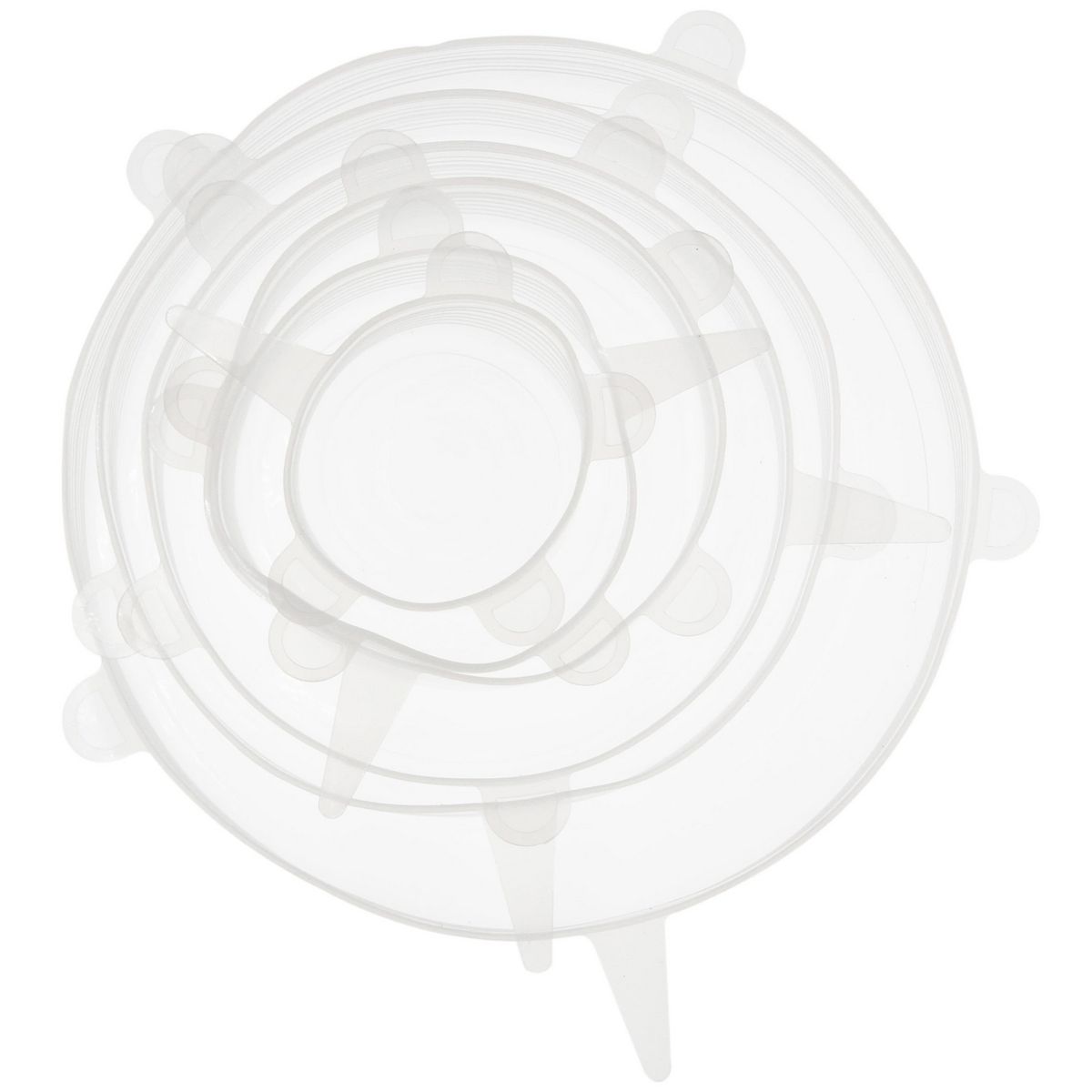 JUST HOME COLLECTION - Set 6 piezas tapas silicona