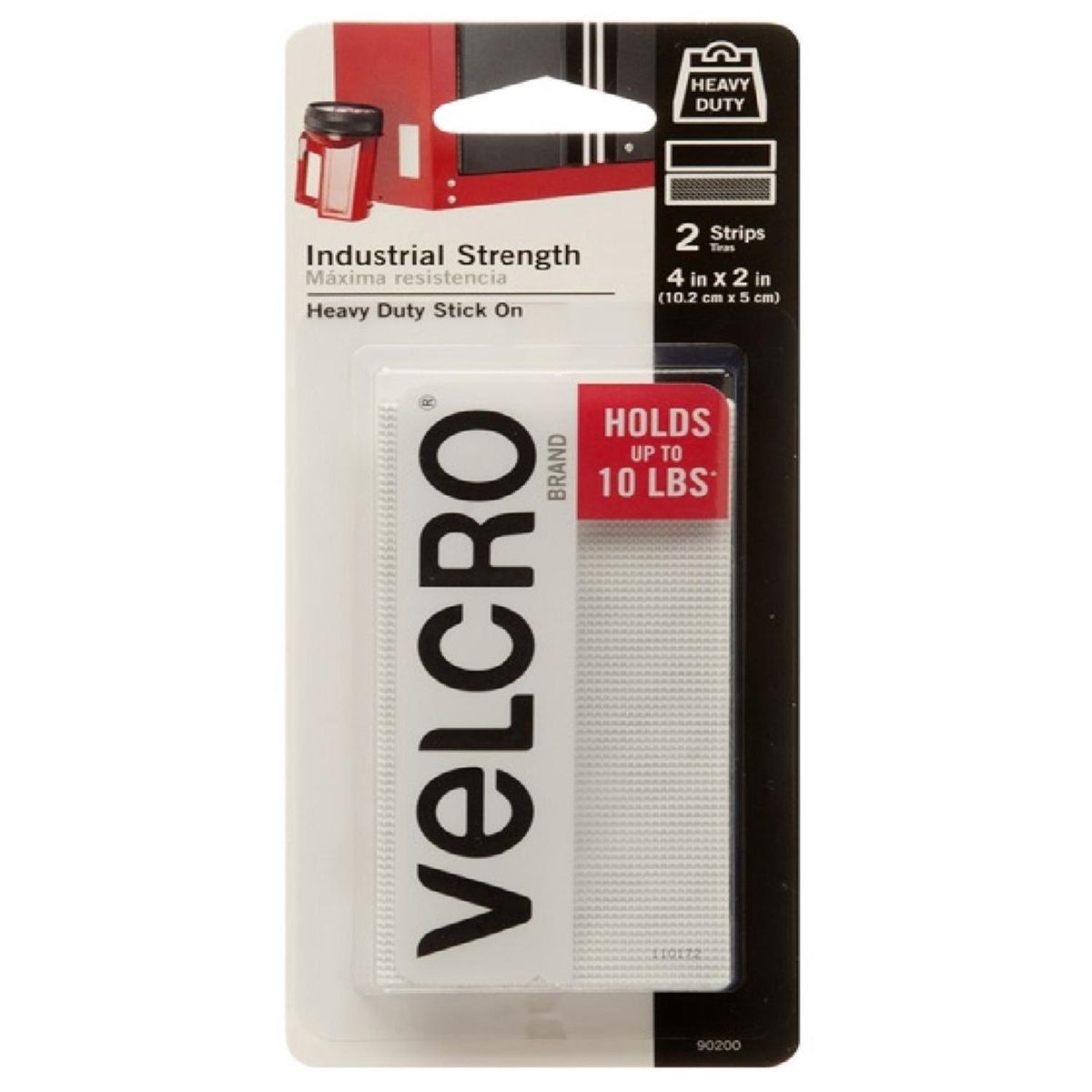 VELCRO - Cinta adhesiva alta resistencia blanca