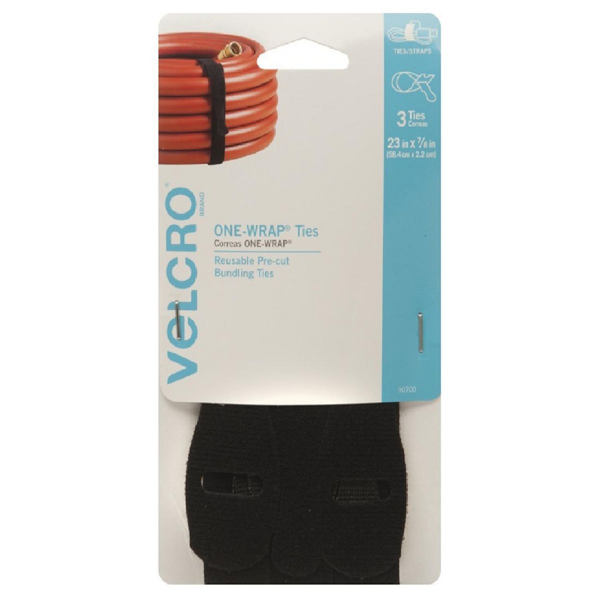 VELCRO - Correas para cables y amarres negro