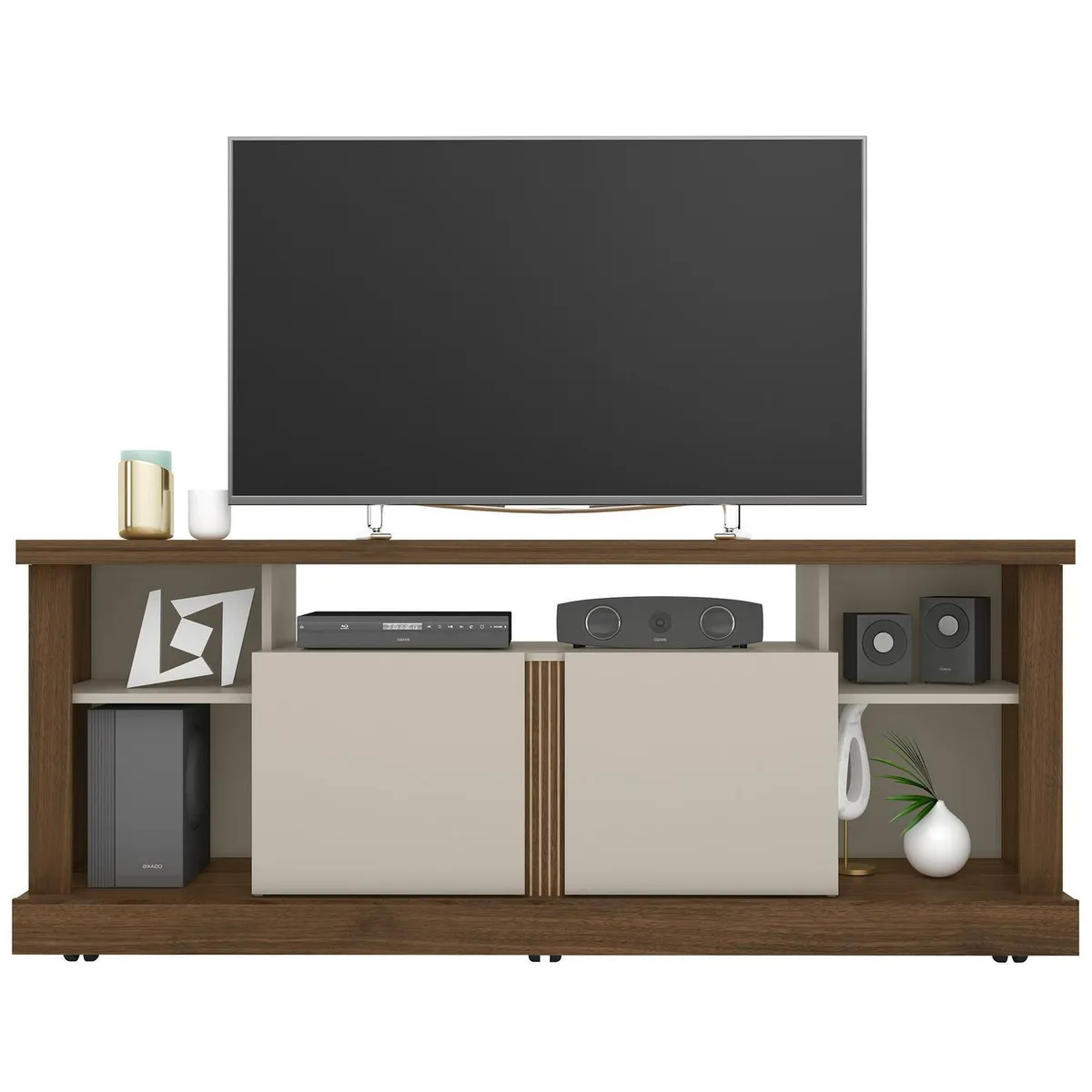 JUST HOME COLLECTION - Mesa TV Jeri Café 65 " 160x66x37 cm