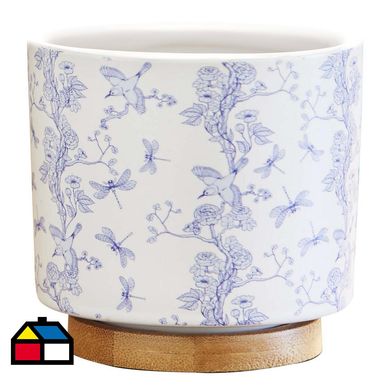 Macetero ceramica 9 cm Libelula