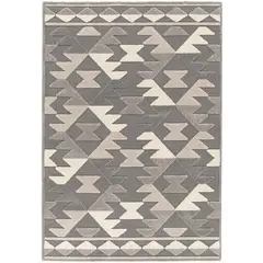 JUST HOME COLLECTION - Alfombra Cocoon Native 120x170 cm Polipropileno Gris