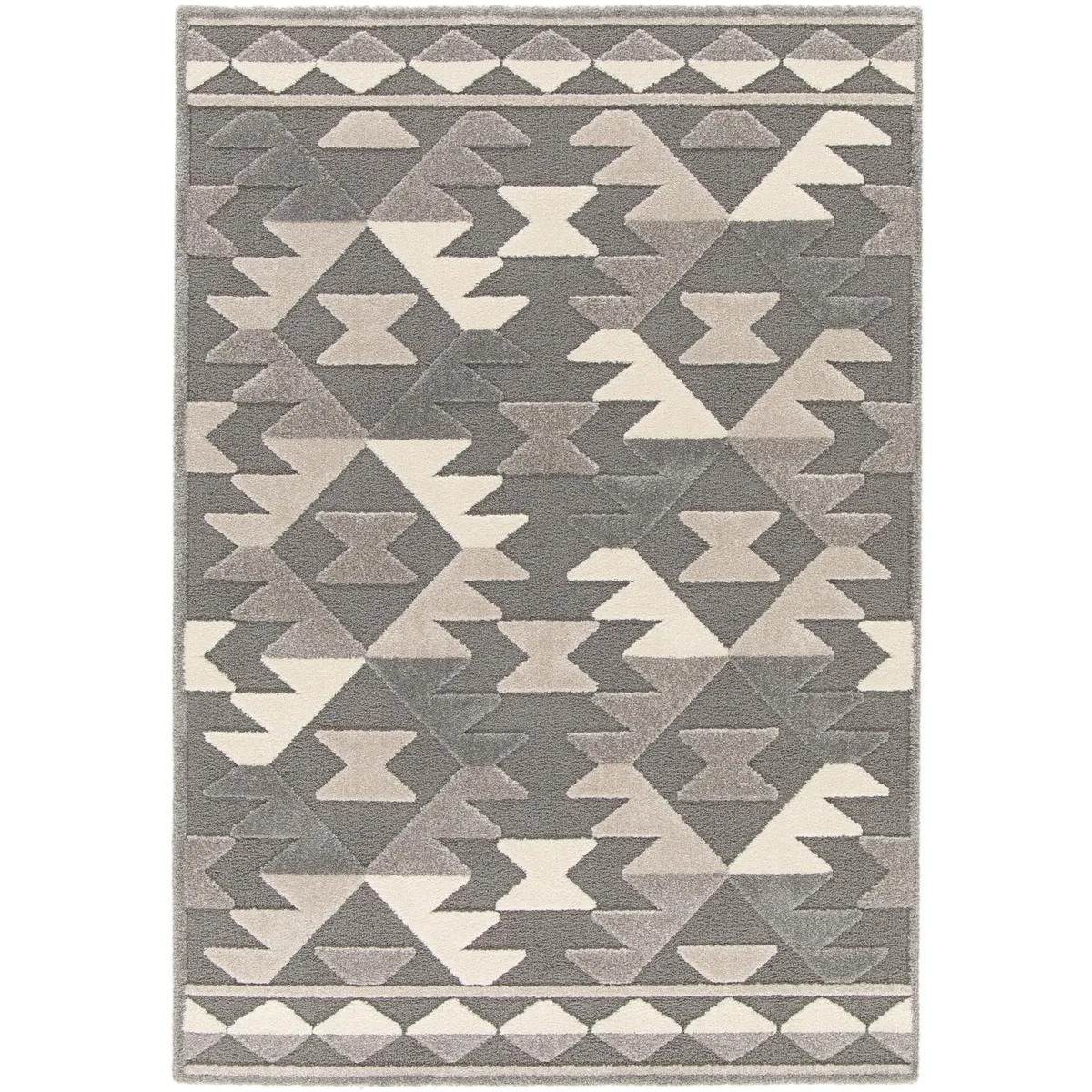 JUST HOME COLLECTION - Alfombra Cocoon Native 60x115 cm Polipropileno Gris