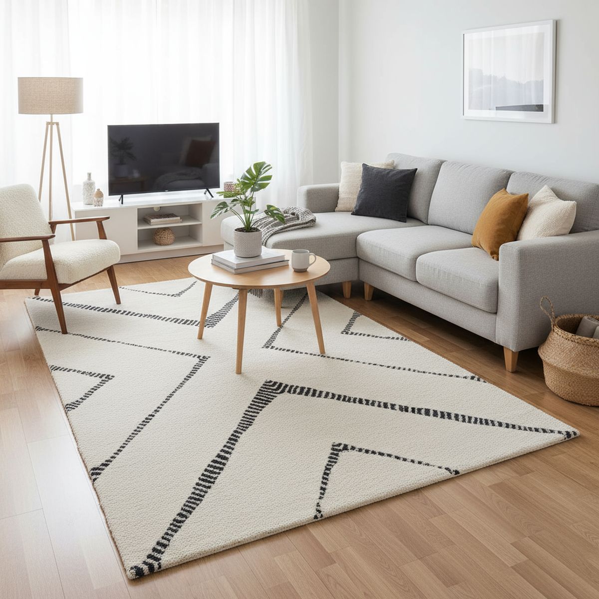 Alfombra Living o Dormirorio Fara 120x170 cm, marca JUST HOME COLLECTION - Foto Principal