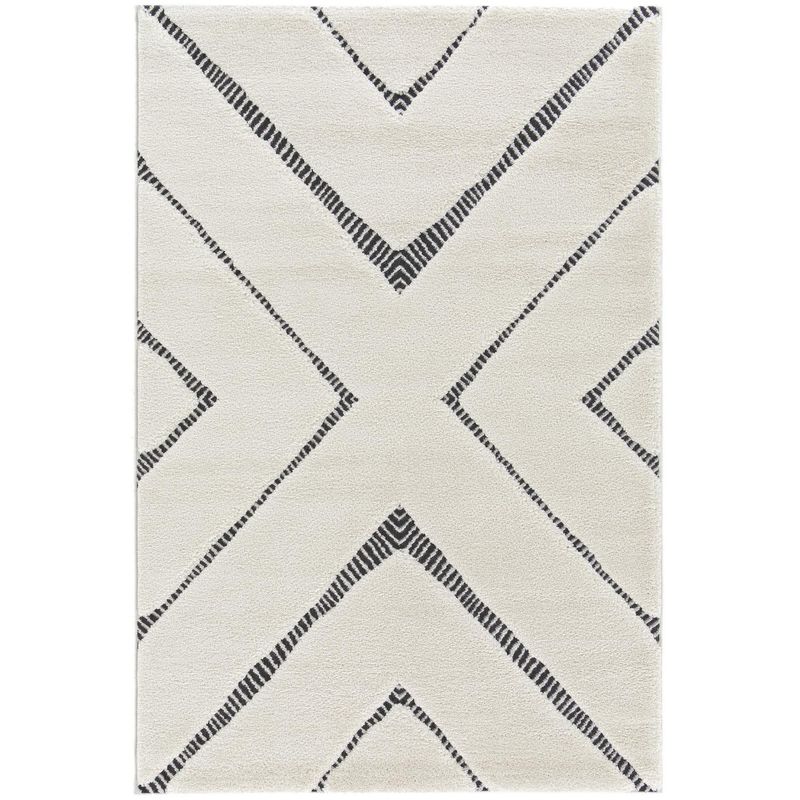 JUST HOME COLLECTION - Alfombra Fara 60x115 cm Polipropileno Blanco