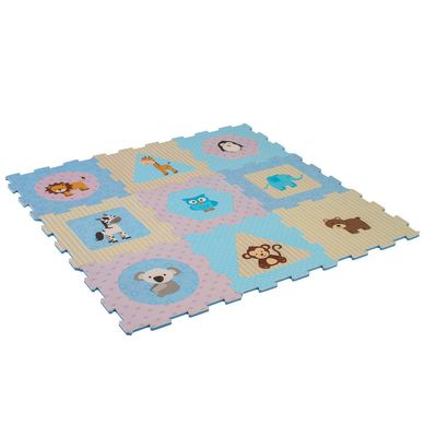 Alfombra eva animales 88x88 cm 9 piezas