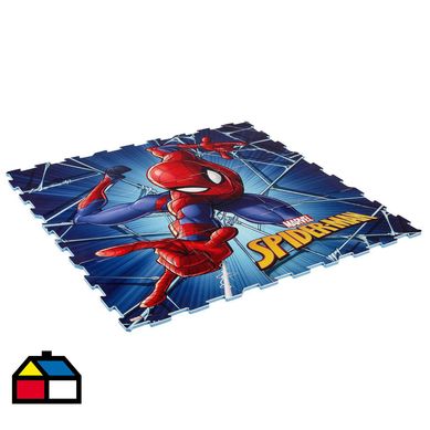 Alfombra eva spiderman 88x88 cm 9 piezas
