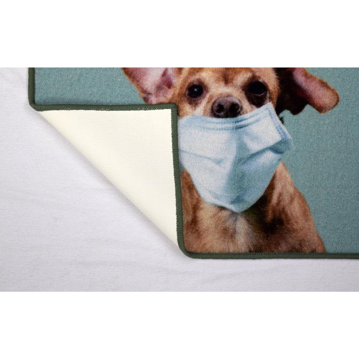 CASA BONITA - Limpiapiés Dog Mask 50x80 cm Plástico Multicolor