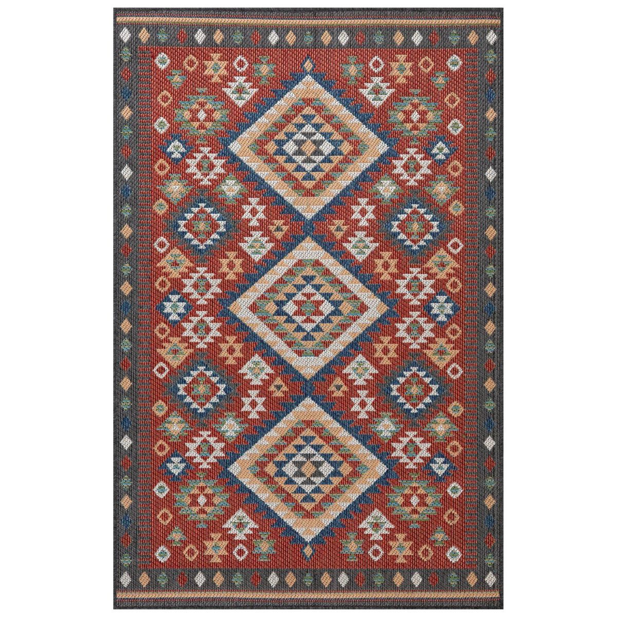 JUST HOME COLLECTION - Alfombra Aurora Clasic 120x180 cm Polipropileno Burdeo