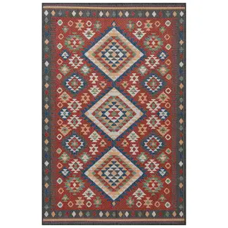 JUST HOME COLLECTION - Alfombra Alfombra de área 120x180 cm Polipropileno Burdeo