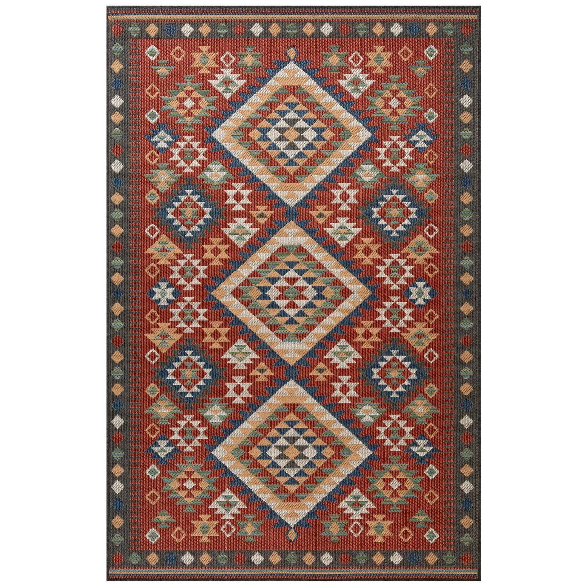 JUST HOME COLLECTION - Alfombra Aurora Clasic 160x235 cm Polipropileno Burdeo