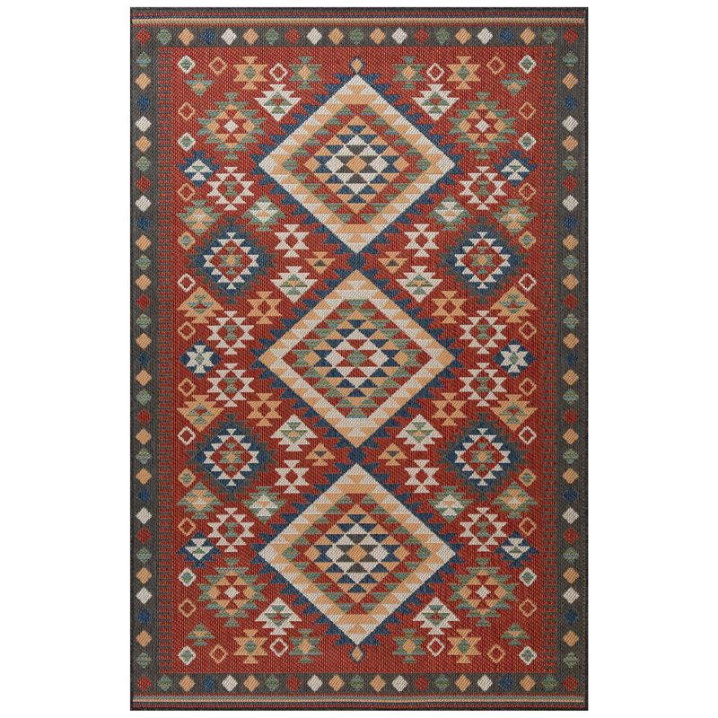 JUST HOME COLLECTION - Alfombra Alfombra de área 160x235 cm Polipropileno Burdeo