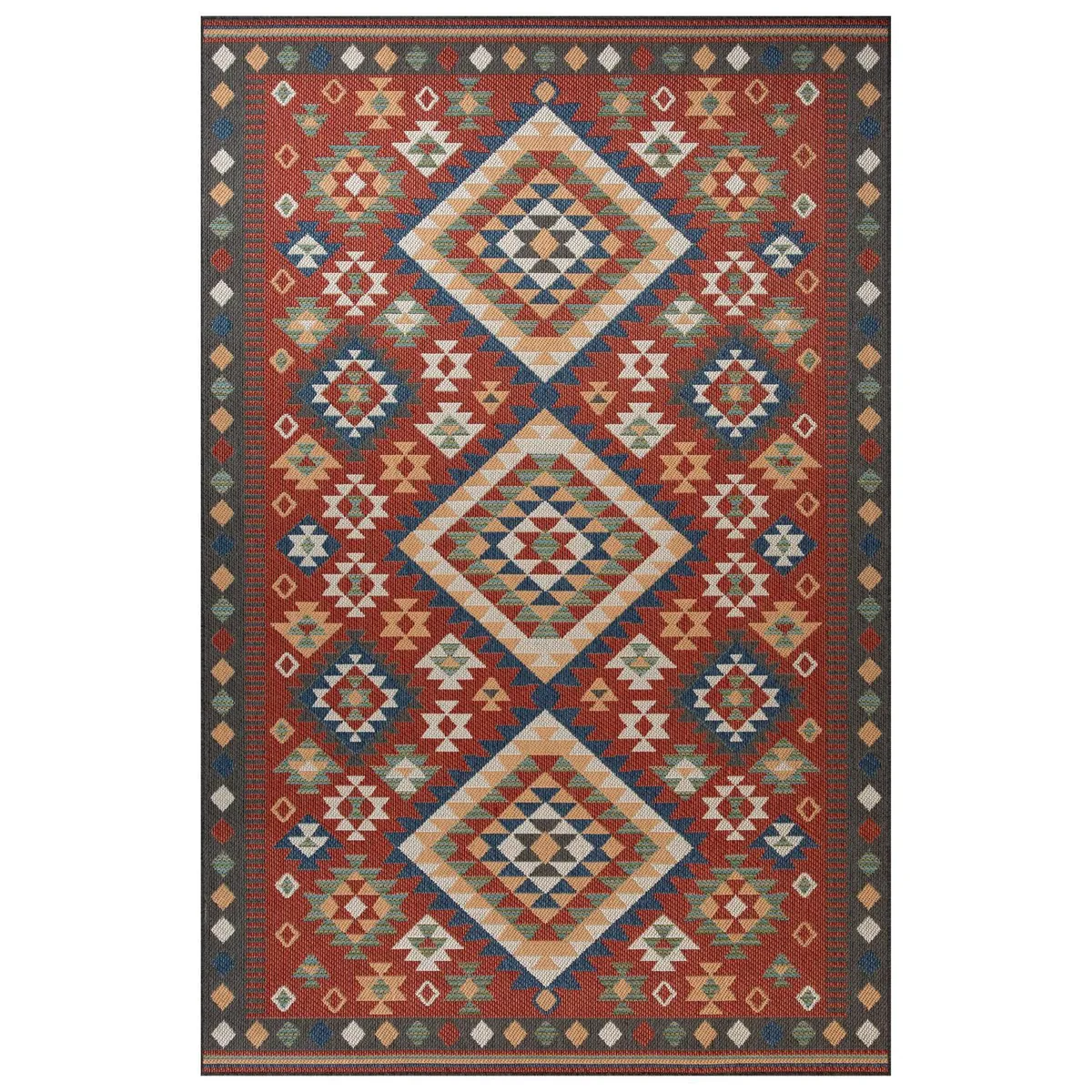 JUST HOME COLLECTION - Alfombra Grande Aurora 200x285 cm Polipropileno Burdeo