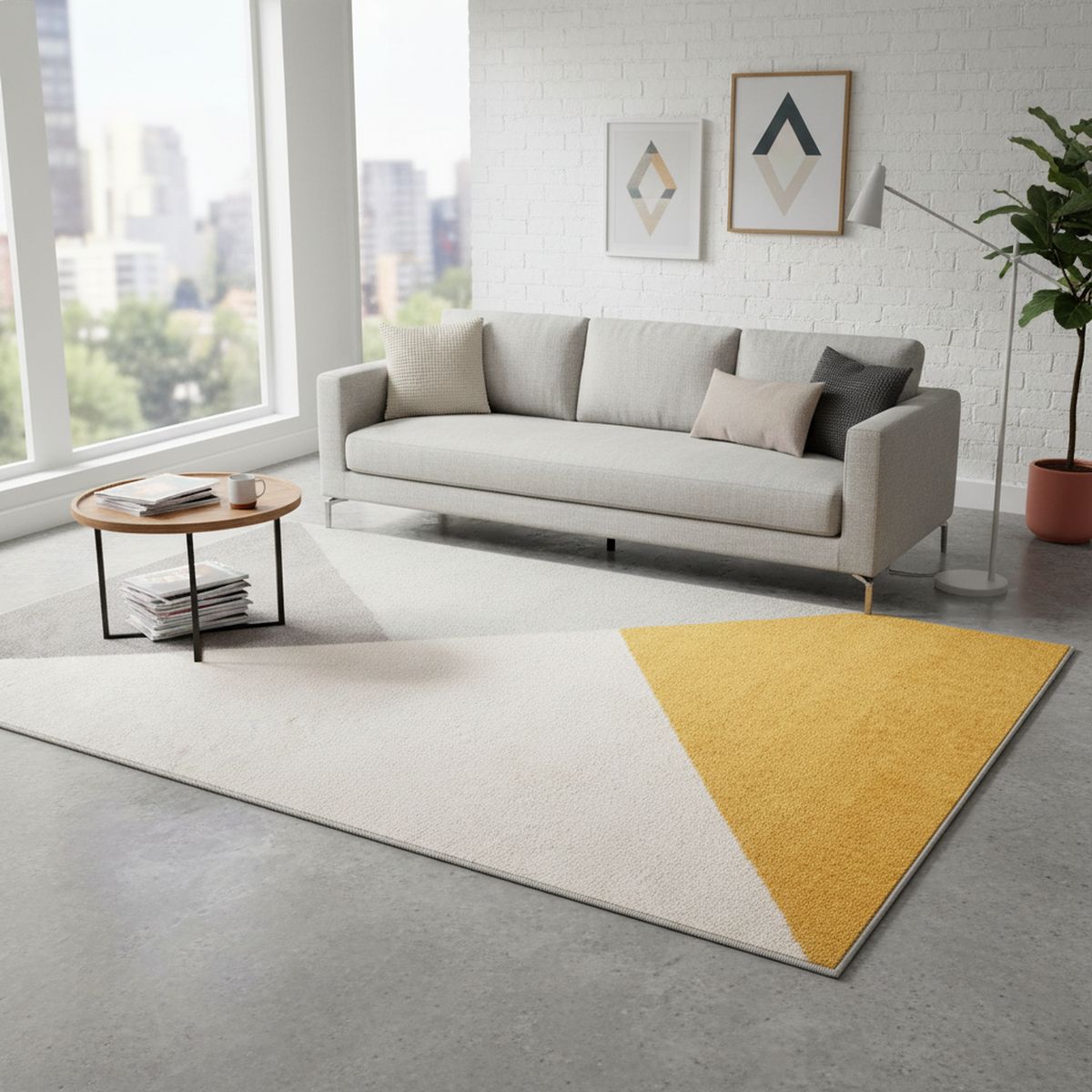 JUST HOME COLLECTION - Alfombra Gilbert Shape 120x180 cm Polipropileno Multicolor