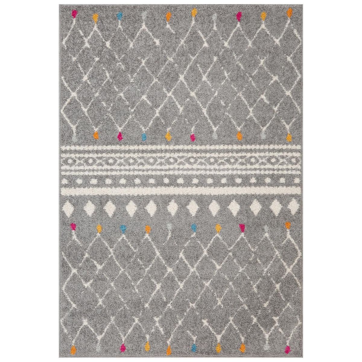 JUST HOME COLLECTION - Alfombra Gilbert Grey 120x180 cm Polipropileno Gris