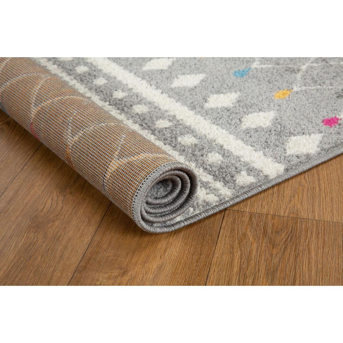 JUST HOME COLLECTION - Alfombra Gilbert Grey 120x180 cm Polipropileno Gris