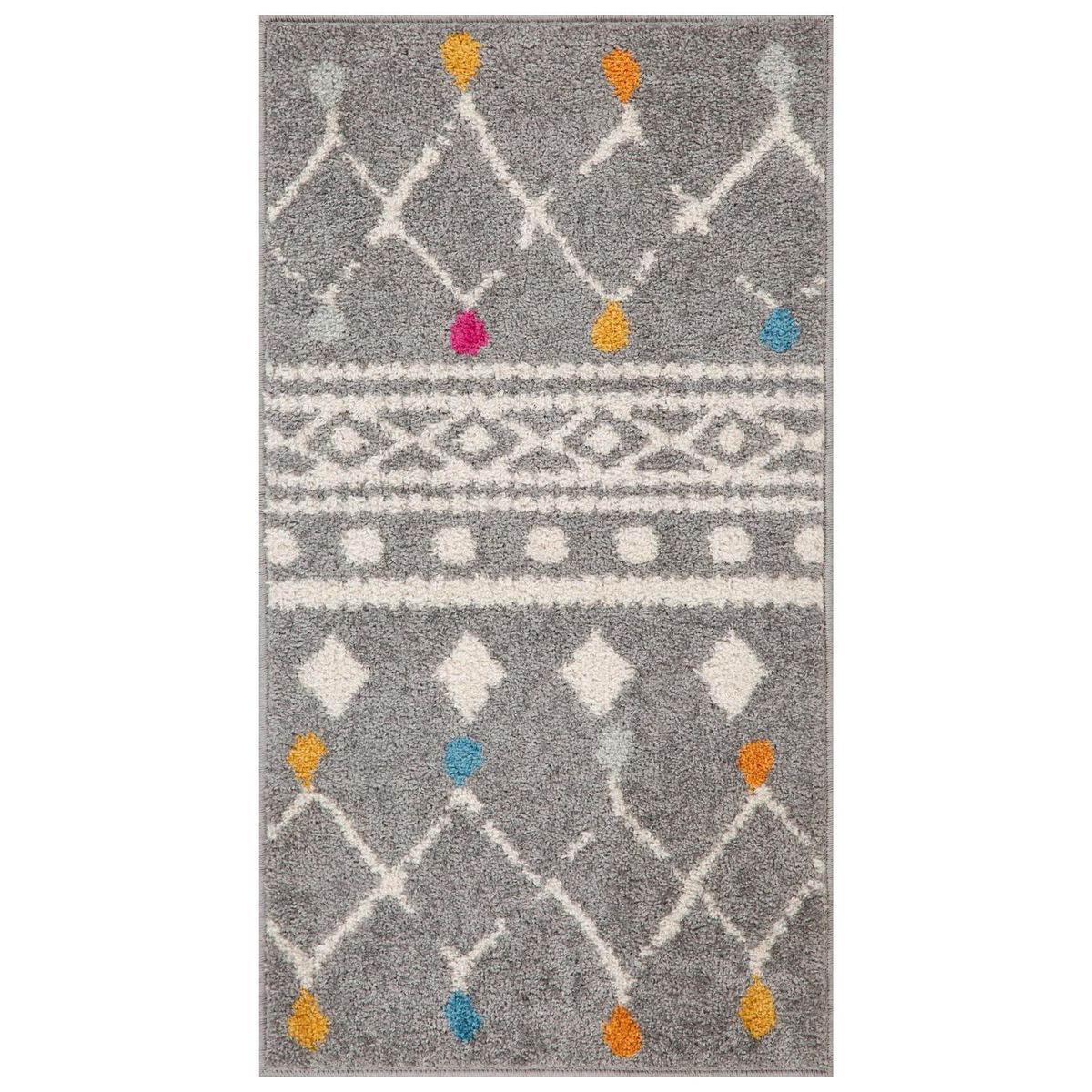 JUST HOME COLLECTION - Alfombra Gilbert Grey 60x110 cm Polipropileno Gris