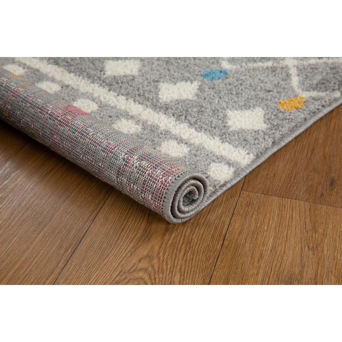 JUST HOME COLLECTION - Alfombra Gilbert Grey 60x110 cm Polipropileno Gris