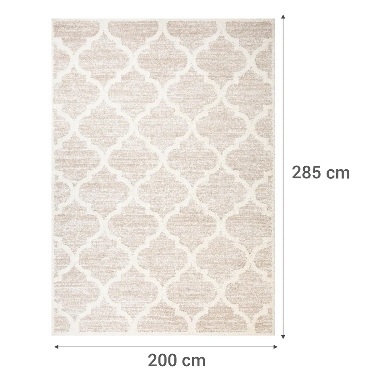 Alfombra Grande Ivora Shaggy 200x285 cm Beige, marca JUST HOME COLLECTION - Foto 2