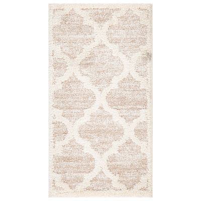 Imagen 2 del producto Alfombra Ivora Shaggy 60x110 cm Polipropileno Beige