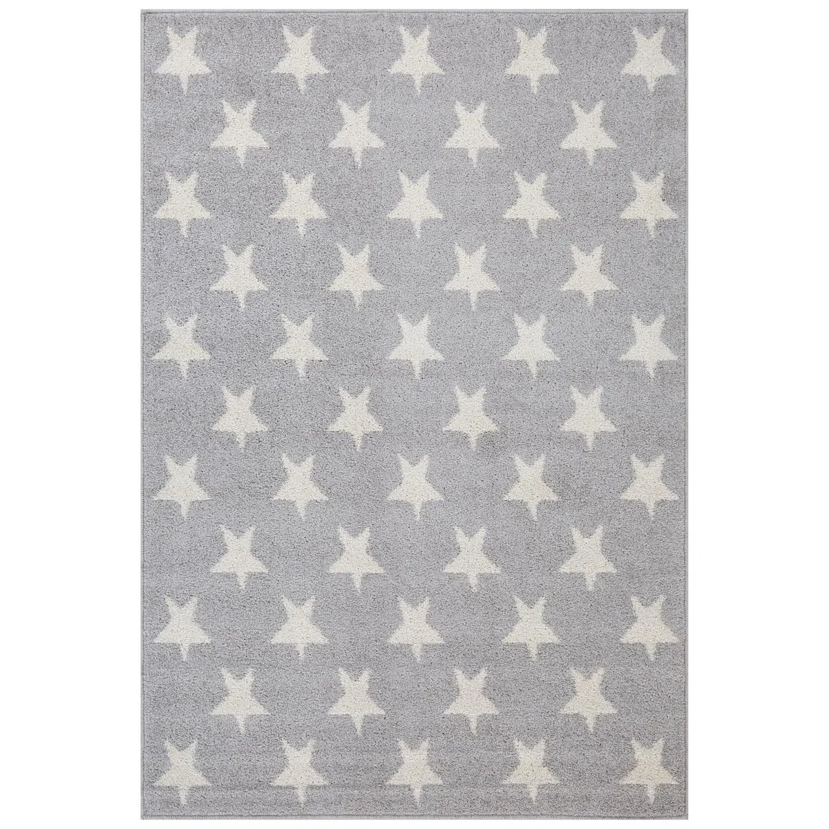 JUST HOME COLLECTION - Alfombra Lotto Stars 120x180 cm Polipropileno Gris