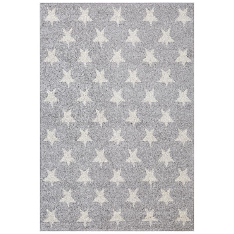 JUST HOME COLLECTION - Alfombra Alfombra de área 120x180 cm Polipropileno Gris
