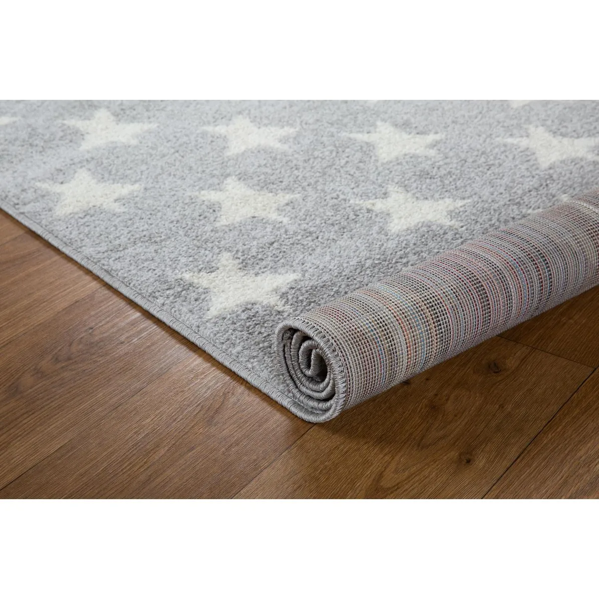 JUST HOME COLLECTION - Alfombra Lotto Stars 120x180 cm Polipropileno Gris