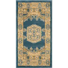 JUST HOME COLLECTION - Alfombra Alfombra de área 60x110 cm Polipropileno Multicolor