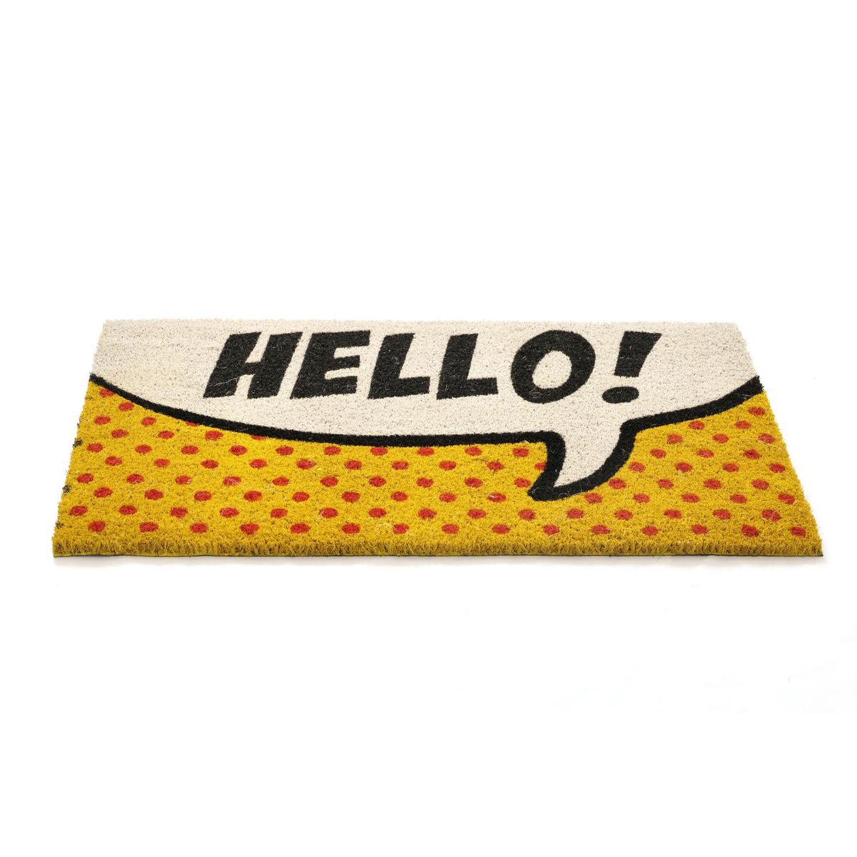 JUST HOME COLLECTION - Limpiapiés Hello 45x75 cm PVC Multicolor