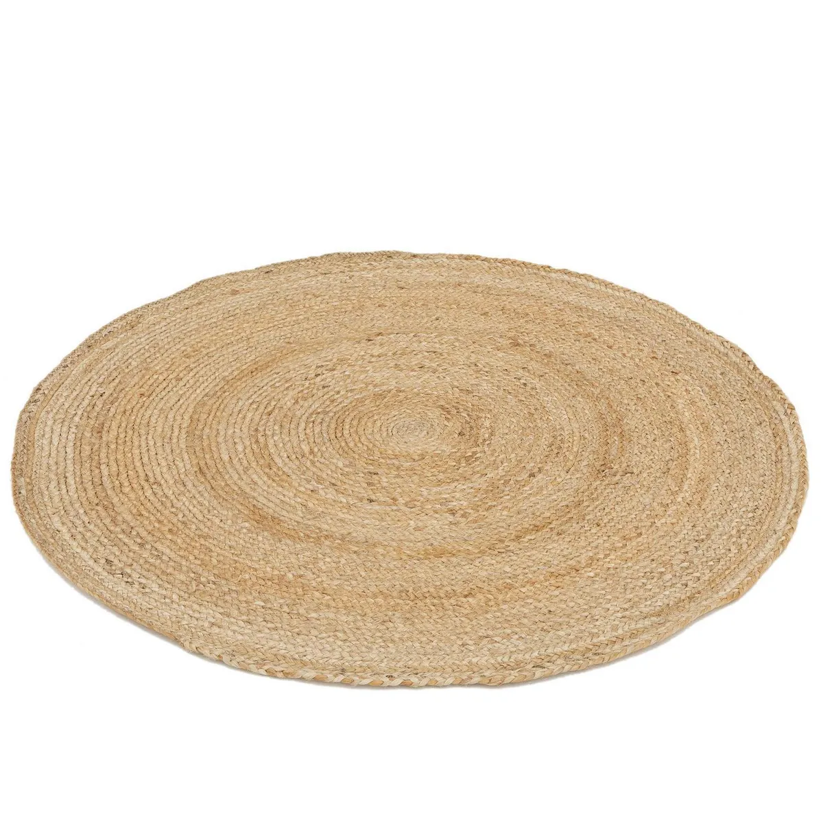 JUST HOME COLLECTION - Alfombra Redonda 160x160 cm Yute Café