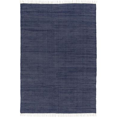 Alfombra chindi cotton 200x300 cm azul oscuro
